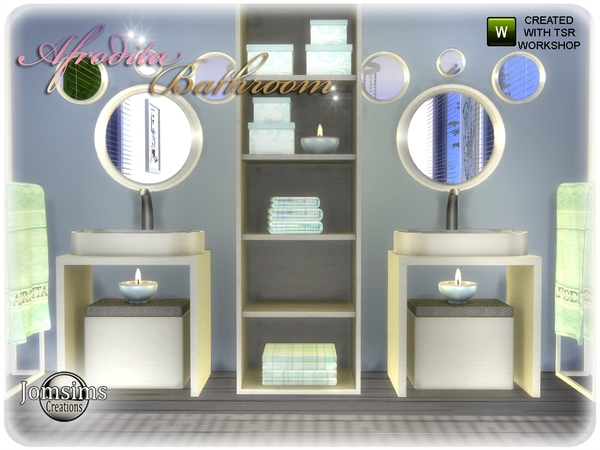 Sims 4 Afrodita bathroom by jomsims at TSR