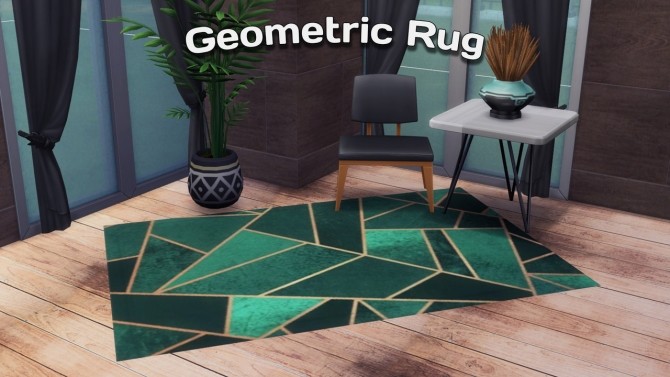 Sims 4 Geometric Rug at Simming With Mary