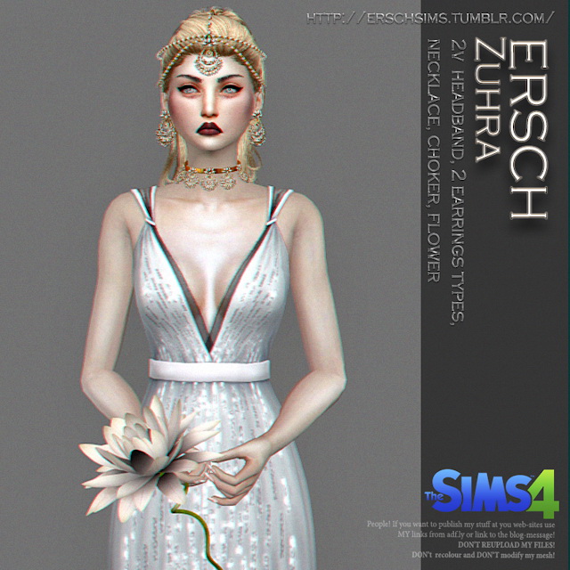 Sims 4 Zuhra Set at ErSch Sims