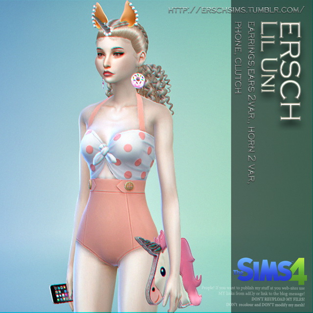 Sims 4 Lil Uni Set at ErSch Sims