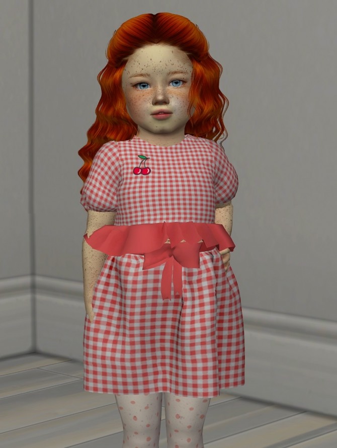 Sims 4 ANTO HEAVEN HAIR KIDS AND TODDLER VERSION by Thiago Mitchell at REDHEADSIMS