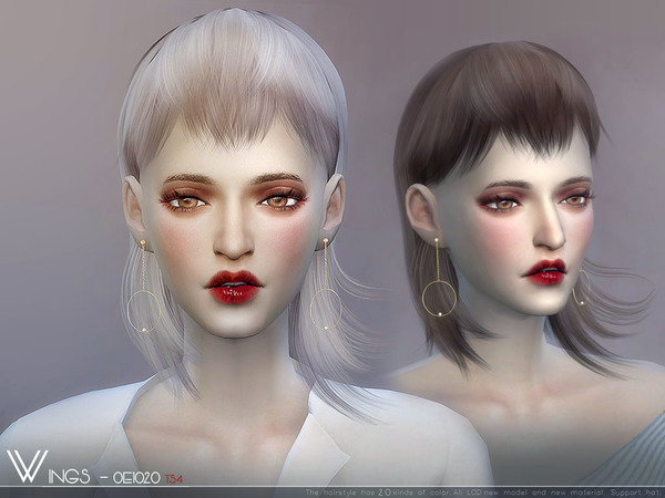 Sims 4 Hair OE1020 by wingssims at TSR