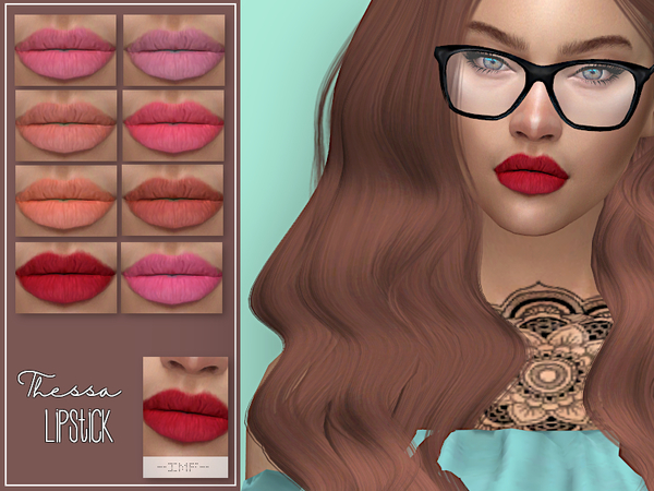 Sims 4 IMF Thessa Lipstick N.113 by IzzieMcFire at TSR