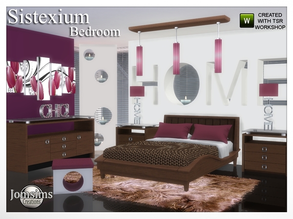 Sims 4 Sistexium bedroom by jomsims at TSR