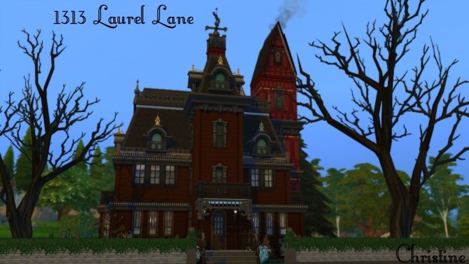 Sims 4 1313 Laurel Lane Haunted Vivtorian DV by Christine11778 at Mod The Sims