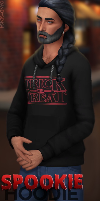 Sims 4 SPOOKIE HOODIE at Candy Sims 4