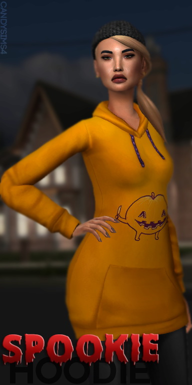 Sims 4 SPOOKIE HOODIE at Candy Sims 4