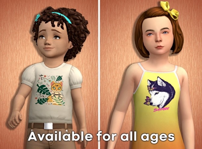 Sims 4 Acc Prints for T shirts Part 6 at Tukete