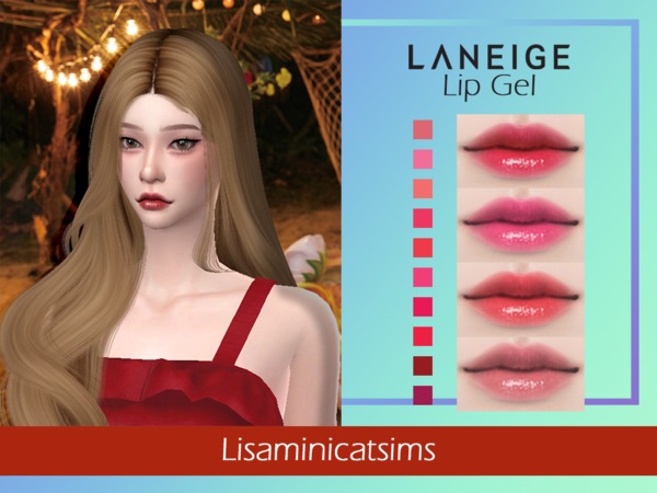 Sims 4 LMCS Laneige Lip Gel by Lisaminicatsims at TSR