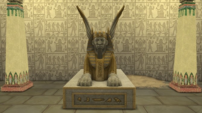 Sims 4 Sphinx of Simoglyphia by TheJim07 at Mod The Sims
