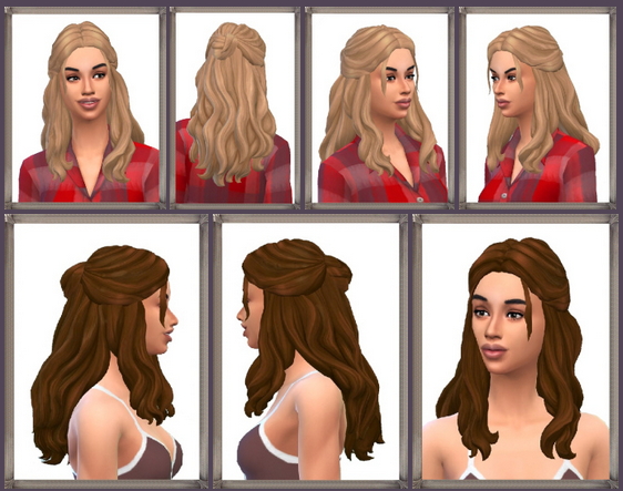 Sims 4 Alma Hair at Birksches Sims Blog