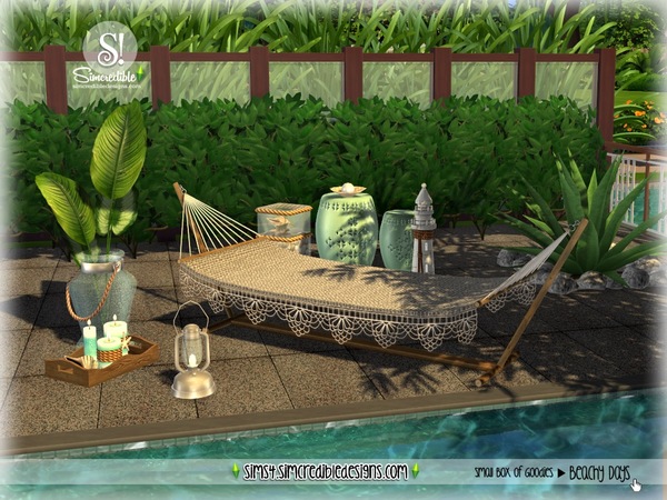 Sims 4 Beachy Days Small Box of goodies #7 by SIMcredible at TSR
