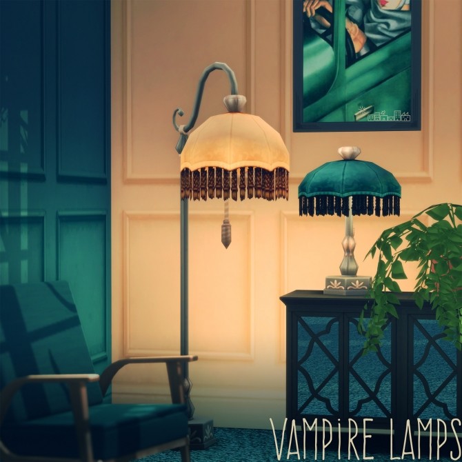 Sims 4 VAMPIRE LAMP recolours at Picture Amoebae