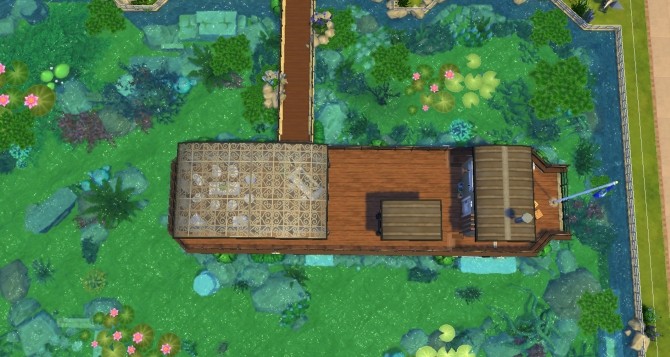 Sims 4 A barge for a house ? Welcome home by valbreizh at Mod The Sims