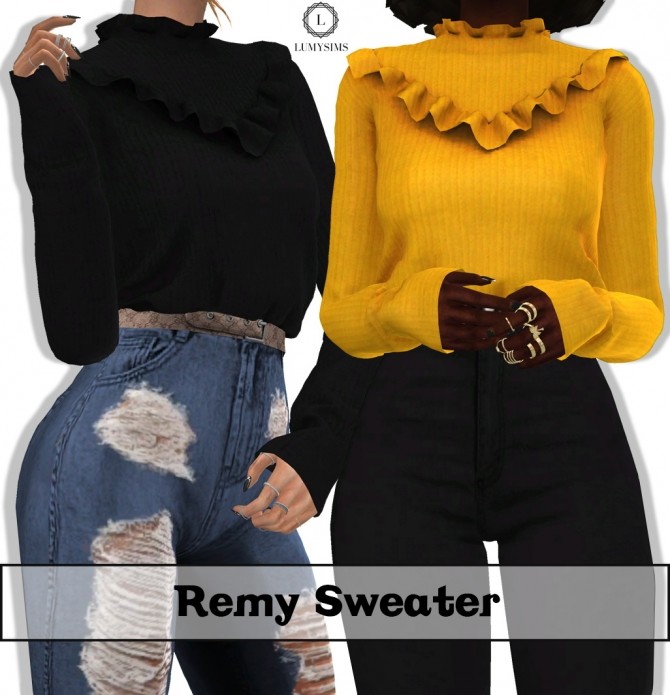 Sims 4 Remy Sweater at Lumy Sims