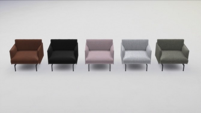 Sims 4 OUTLINE CHAIR at Meinkatz Creations