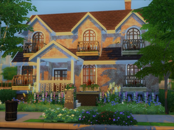 Sims 4 Small House No CC by Alibrandi at TSR