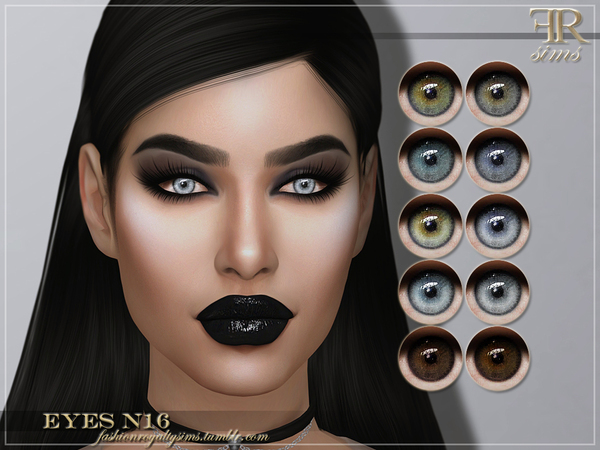 Sims 4 FRS Eyes N16 by FashionRoyaltySims at TSR