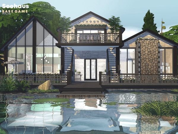 Sims 4 Seehaus by Pralinesims at TSR