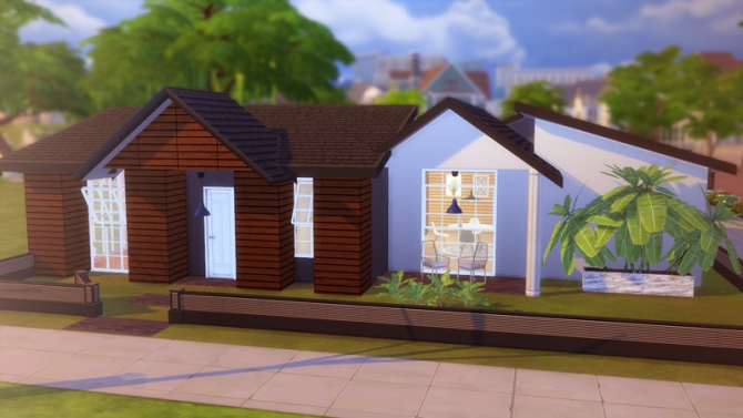 Modern House at Descargas Sims » Sims 4 Updates