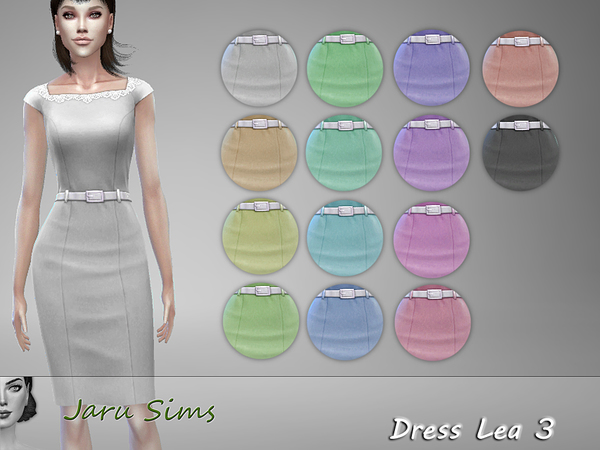 Sims 4 Dress Lea 3 by Jaru Sims at TSR