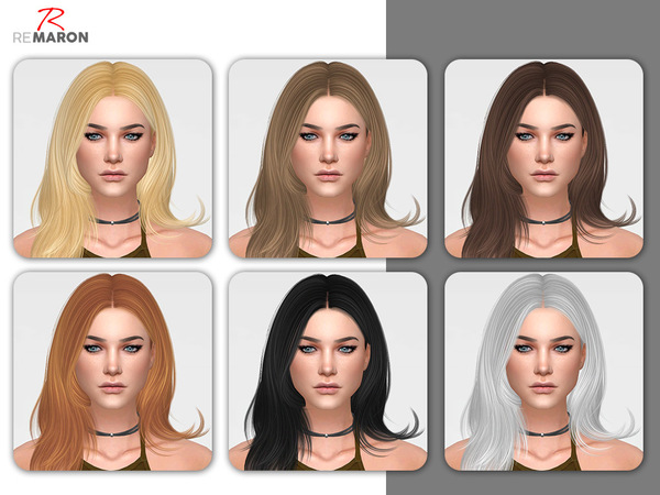 Sims 4 Kylie Hair Retexture by remaron at TSR