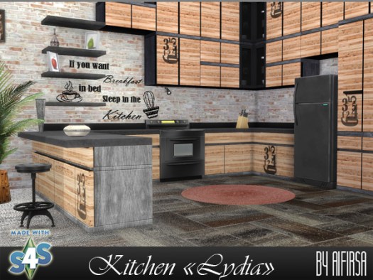 Sims 4 Lydia kitchen at Aifirsa