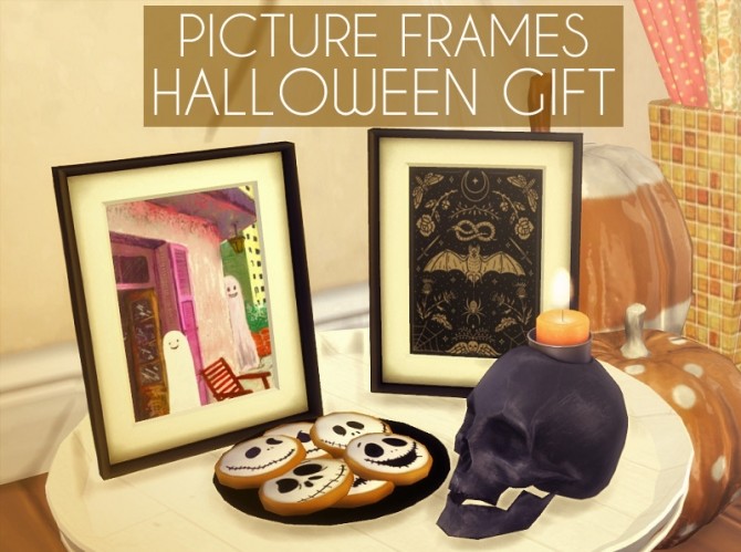 Sims 4 Portraits Halloween Gift at Descargas Sims