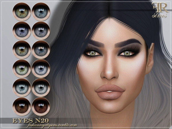 Sims 4 FRS Eyes N20 by FashionRoyaltySims at TSR