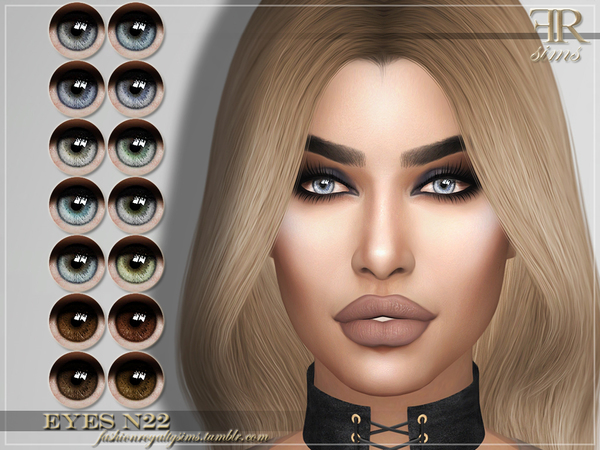 Sims 4 FRS Eyes N22 by FashionRoyaltySims at TSR