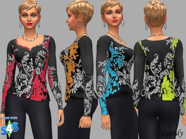 Sims 4 Top Denise by dgandy at TSR