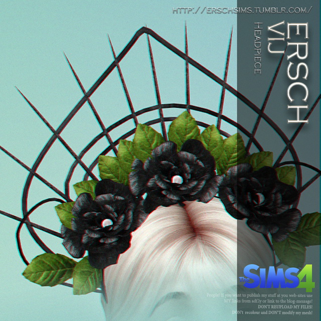 Sims 4 VIJ Headpiece at ErSch Sims