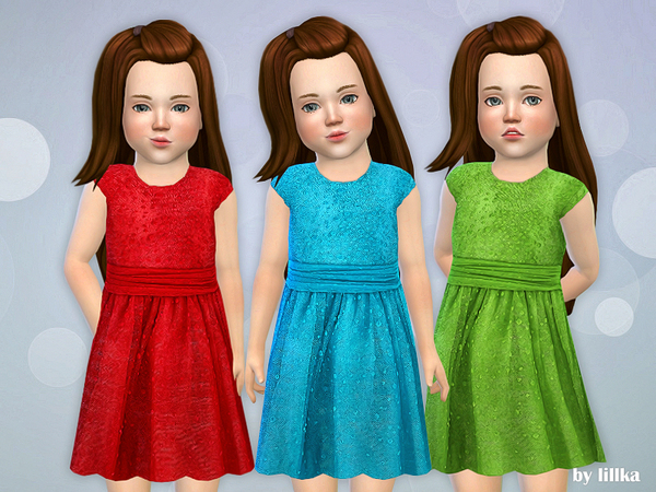 Sims 4 Toddler Dresses Collection P76 by lillka at TSR