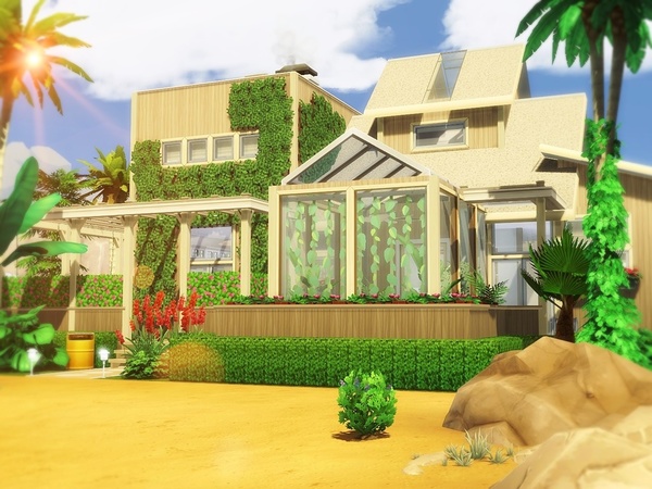 Sims 4 Family Hideout house by MychQQQ at TSR