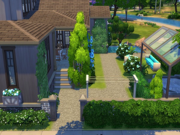 Sims 4 Rockliff Pass house by LJaneP6 at TSR