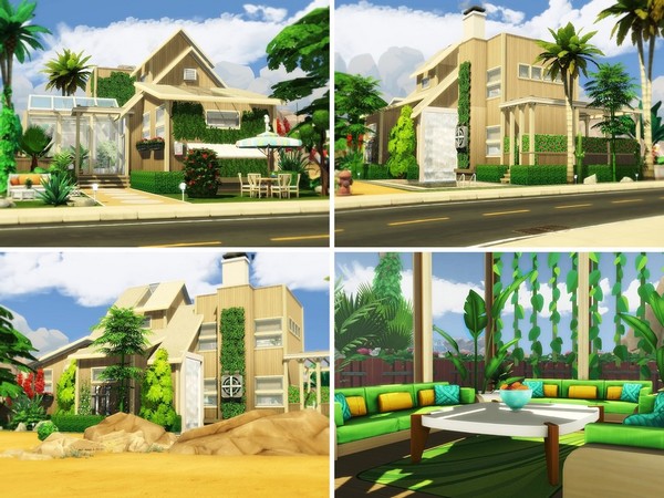 Sims 4 Family Hideout house by MychQQQ at TSR