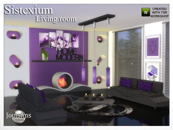 Sims 4 Sistexium livingroom by jomsims at TSR