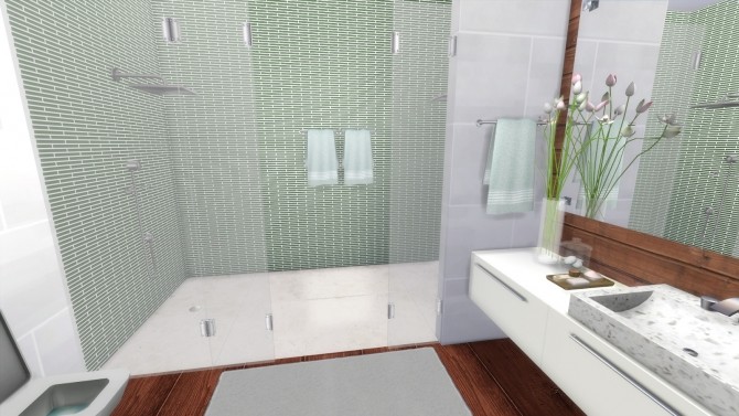 Sims 4 STYLISH & NATURAL BATHROOM at Dinha Gamer