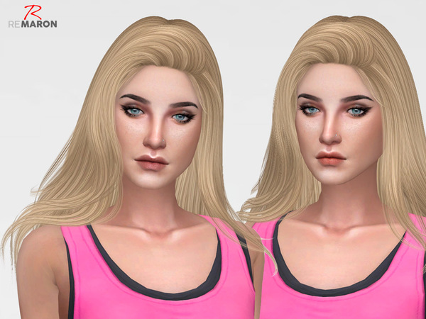 Sims 4 Orchid Hair Retexture by remaron at TSR