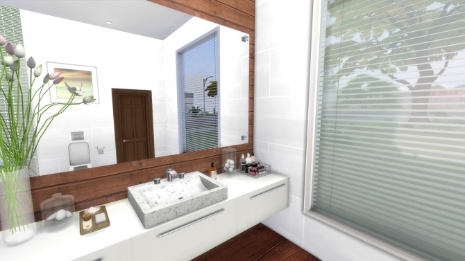 Sims 4 STYLISH & NATURAL BATHROOM at Dinha Gamer