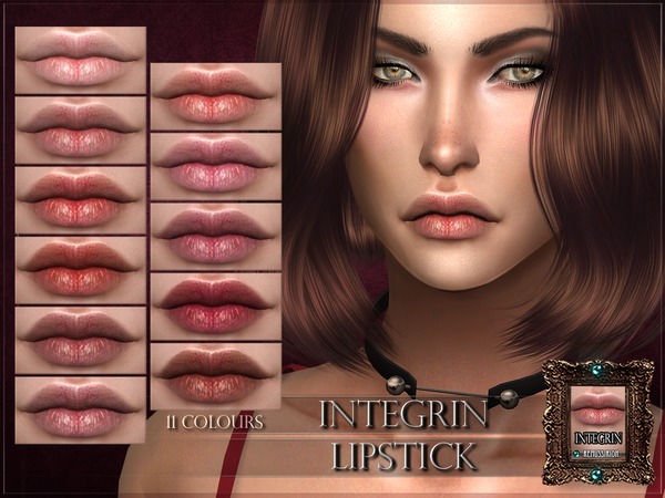 Sims 4 Integrin Lipstick by RemusSirion at TSR