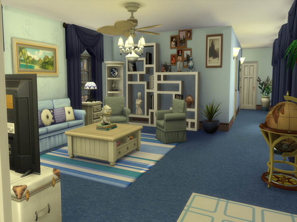 Sims 4 The Magnolia large mobile home by staralien at TSR