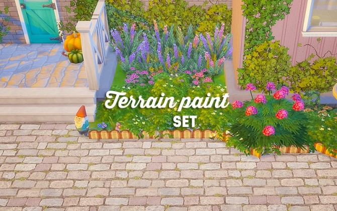 Sims 4 Terrain paint set at Lina Cherie