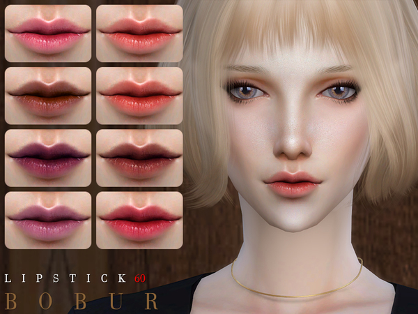 Sims 4 Lipstick 60 by Bobur3 at TSR
