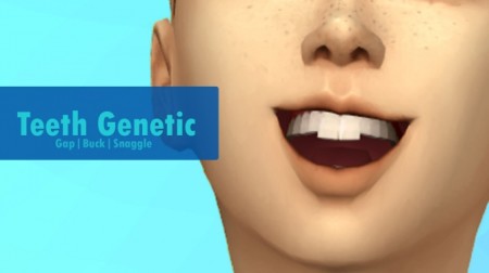 Teeth (Gap, buck and snaggle) by Nova JY at Mod The Sims