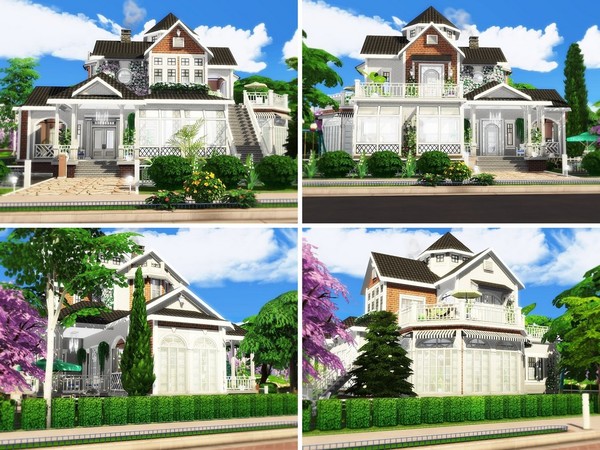 Sims 4 Sweet Louise house by MychQQQ at TSR