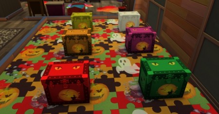 Halloween Toy Box by NicoletteAunreel at Mod The Sims