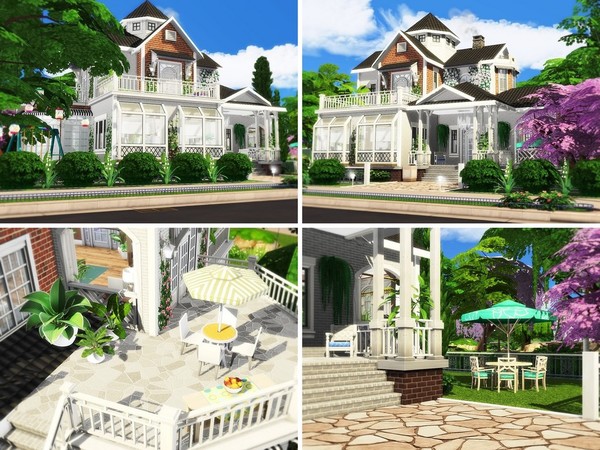 Sims 4 Sweet Louise house by MychQQQ at TSR