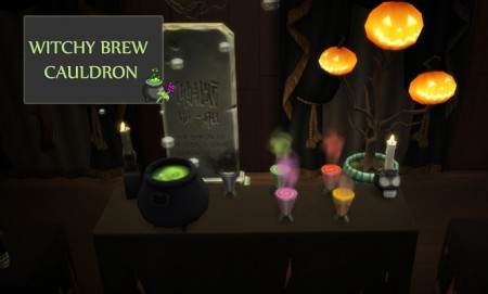 Witchy Brew Cauldron by icemunmun at Mod The Sims