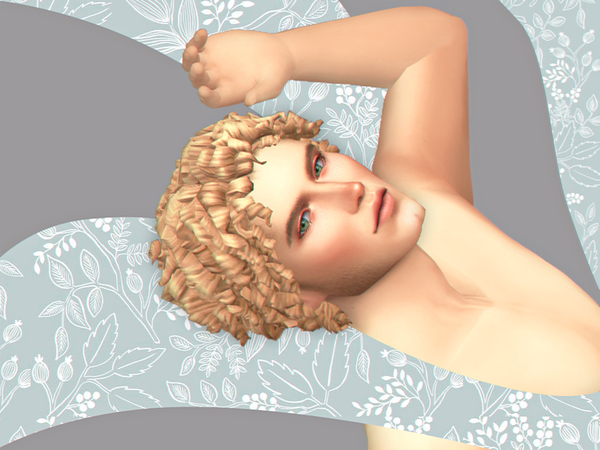 Sims 4 Markus male hair by WistfulCastle at TSR